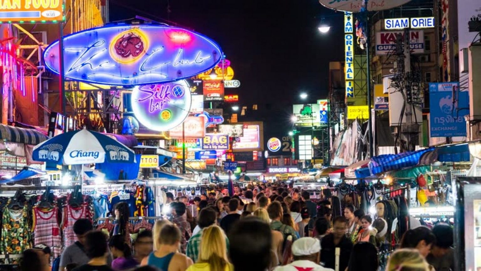 Khao San Road Bangkok Cheap Nightlife, Bars & Hostels