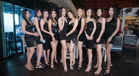 Girls at Supernova GoGo Bar